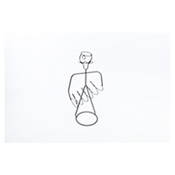 OSCAKT086570 Creative Design Metal Display Wine Rack