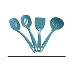 OSCAKU530 4 pieces blue food grade Silicone Kitchen Utensil Set FDA manufacturer