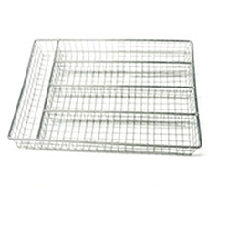 OSCAMWCR819 Metal Chrome Cutlery Tray Holder Drawer Organiser Caddy Storage Kitchen Utensil
