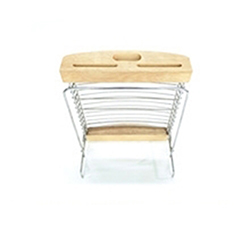 OSCAODM452 kitchen chopping rack wooden and wire