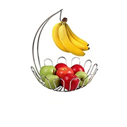 OSCAOEM109 factory direct metal Fruit Bowls Baskets and banana hook