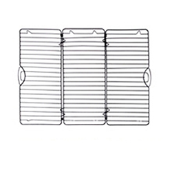 OSCAOEM218 LFGB Certificated Non- Stick Coating Folding Stainless Steel Bread Cooling Rack