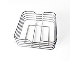 OSCAOEM296 Yangjiang steel special wire fruit basket Ni-chrome plated for vegetable