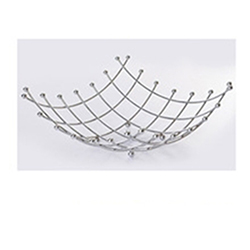 OSCAOEM319 Counter-top Chrome Plated Wire Fruit Basket for apple orange banana