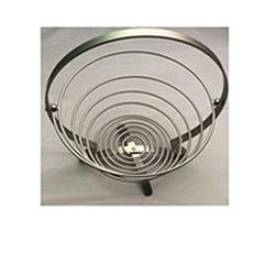 OSCAOEM320 metal fruit basket Ni-chrome plated folding