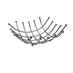 OSCAOEM709 chrome fruit bowl basket holder nest wire