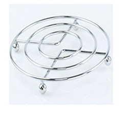 OSCAOEM988 22cm Tableware Accosseries Metal Wire Fry Pan Mat