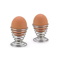 OSCAOT2001815 Creative egg cup tools stainless steel egg tray carrier seat egg holder contains kitchen tools