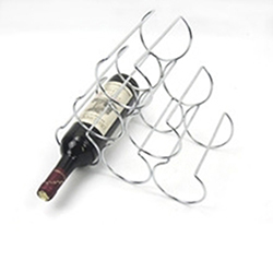 OSCAOT8112339 Amazons Hotsale! Multiple Colors 6 Bottle Free Standing Metal Wine Rack Holder