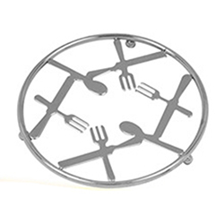 OSCAPM009108 Modern Round Hot Dish Mat 