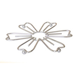 OSCAPM013655 Flower Shaped Wire Hot Stand 