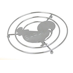 OSCAPM018249 Chincken Pattern Wire Hot Pot Mat 