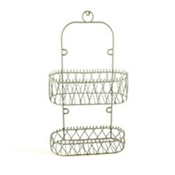 OSCASB013980 Two Tiers Hanging Storage Basket 