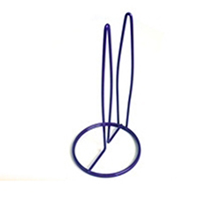 OSCATH0214283 Standing Purple Metal Roll Paper Holder for Kitchen