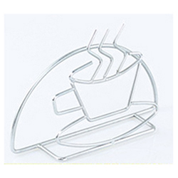OSCATH0219908 Restaurant Decorative Chrome Plated Restaurant Paper Napkin Holder Tissue Holder