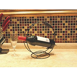 OSCAWR002512 Metal Wine Bottle Holder 