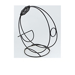 OSCAWR1101134 black round wine rack wine shelf
