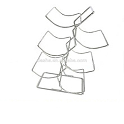 OSCAWR1109612 chrome 6 bottle wine rack