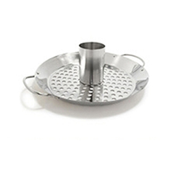 OSCAbbq8314436 Barbecue Roasting Pan Round stainless steel Pan Kebab Pan for Turkey Chicken