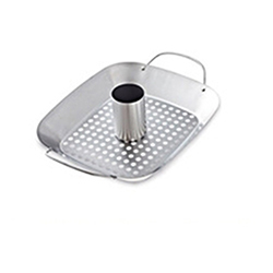 OSCAbbq8314512 turkey roasting pan BBQ ROASTING PAN & CAN HOLDER