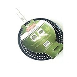 OSCAbbq8314533 Round BBQ Grill Pan Steel with Non Stick Paint and Chrome Plated Steel Handle