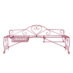 OSWY002 bathroom shelf with towel rack