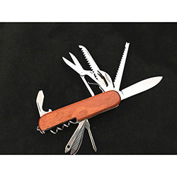 OSXZ30301147 multi funcational swiss knife wood handle