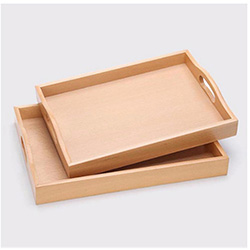 OSXZ30301201 Soild Beech wood serving tray wooden storage tray