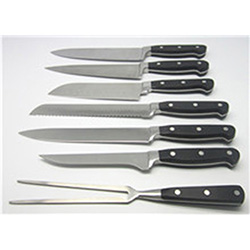 OSXZ3030485 7pcs high quality knife sets with fork