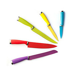 OSXZ3030535 colorful 5 pcs kitchen knife