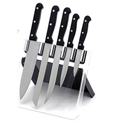 OSXZ3030602 5pcs kitchen knife with Rivets handle