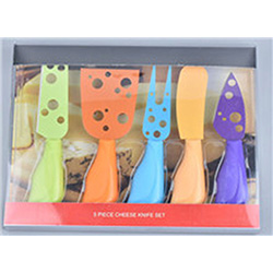 OSXZ3030623 colorful cheese tools 4 pcs set