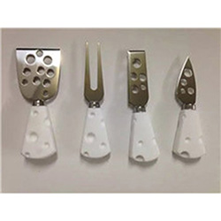 OSXZ3030686 cheese knives 4 pcs with plastic handle