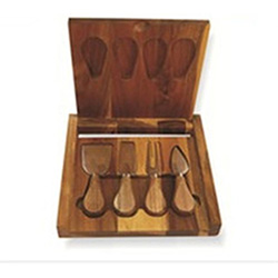 OSXZ3030832 acacia wooden cheese board, cheese spatula with wood handle