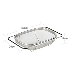 OSXZ3030942 Stretch stainless steel fruit and vegetable basket